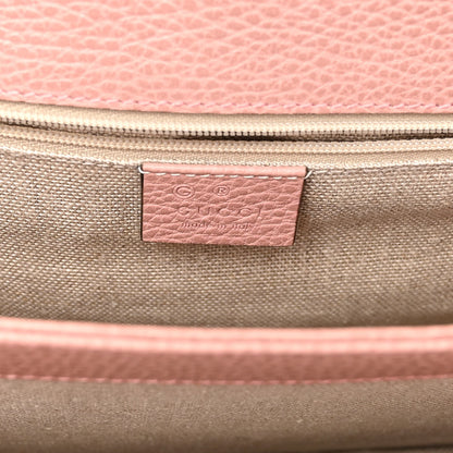 Gucci Dollar Calfskin Interlocking G Shoulder Bag Soft Pink 6 of 10