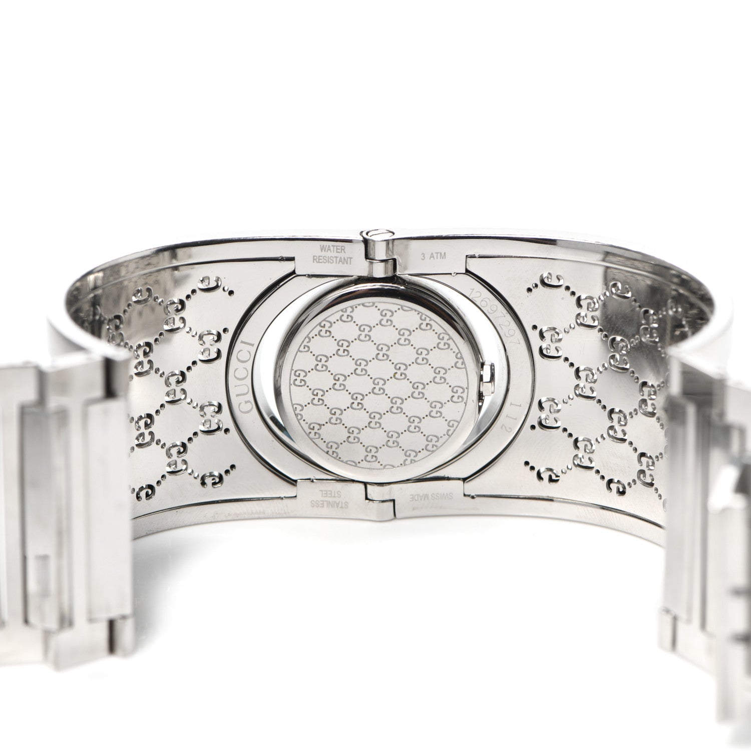 Gucci Stainless Steel Mother of Pearl 33mm Twirl Quartz Watch 4 of 4