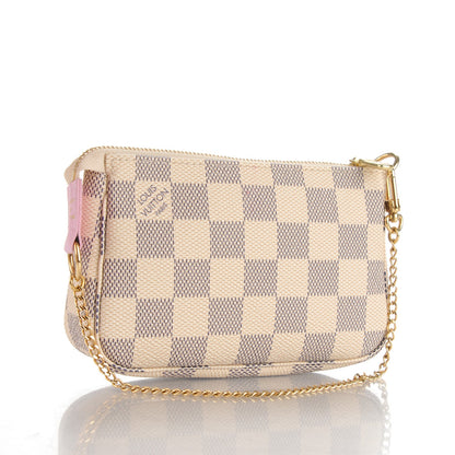 Louis Vuitton Damier Azur 2016 Christmas Animation Mini Pochette Accessories 3 of 7