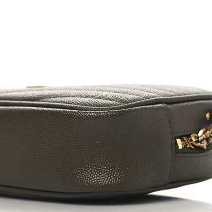 Saint Laurent Grain De Poudre Matelasse Monogram Mini Lou Camera Bag Seaweed 10 of 10