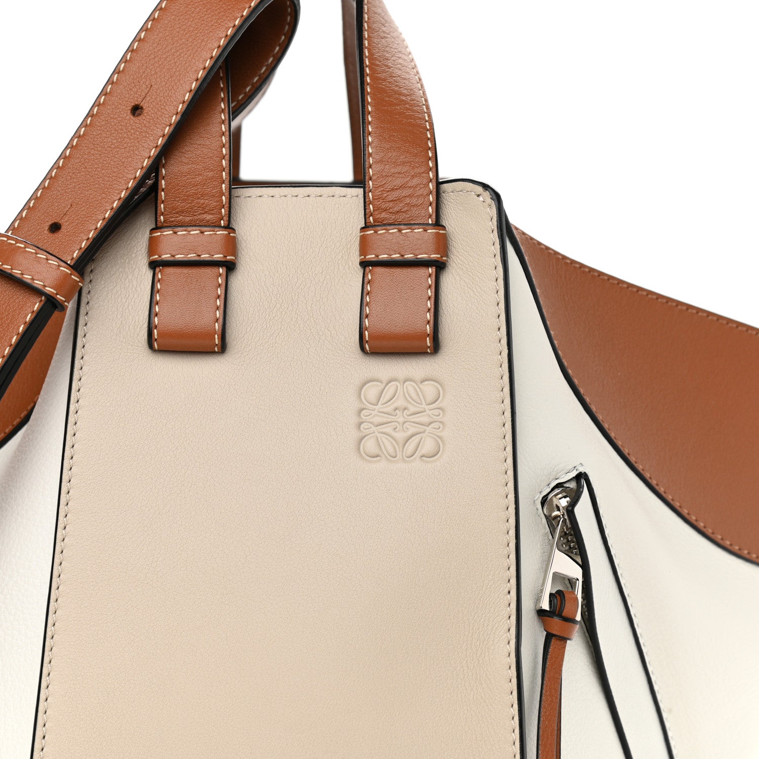 Loewe Calfskin Hammock Shoulder Bag Light Oat Tan 8 of 13