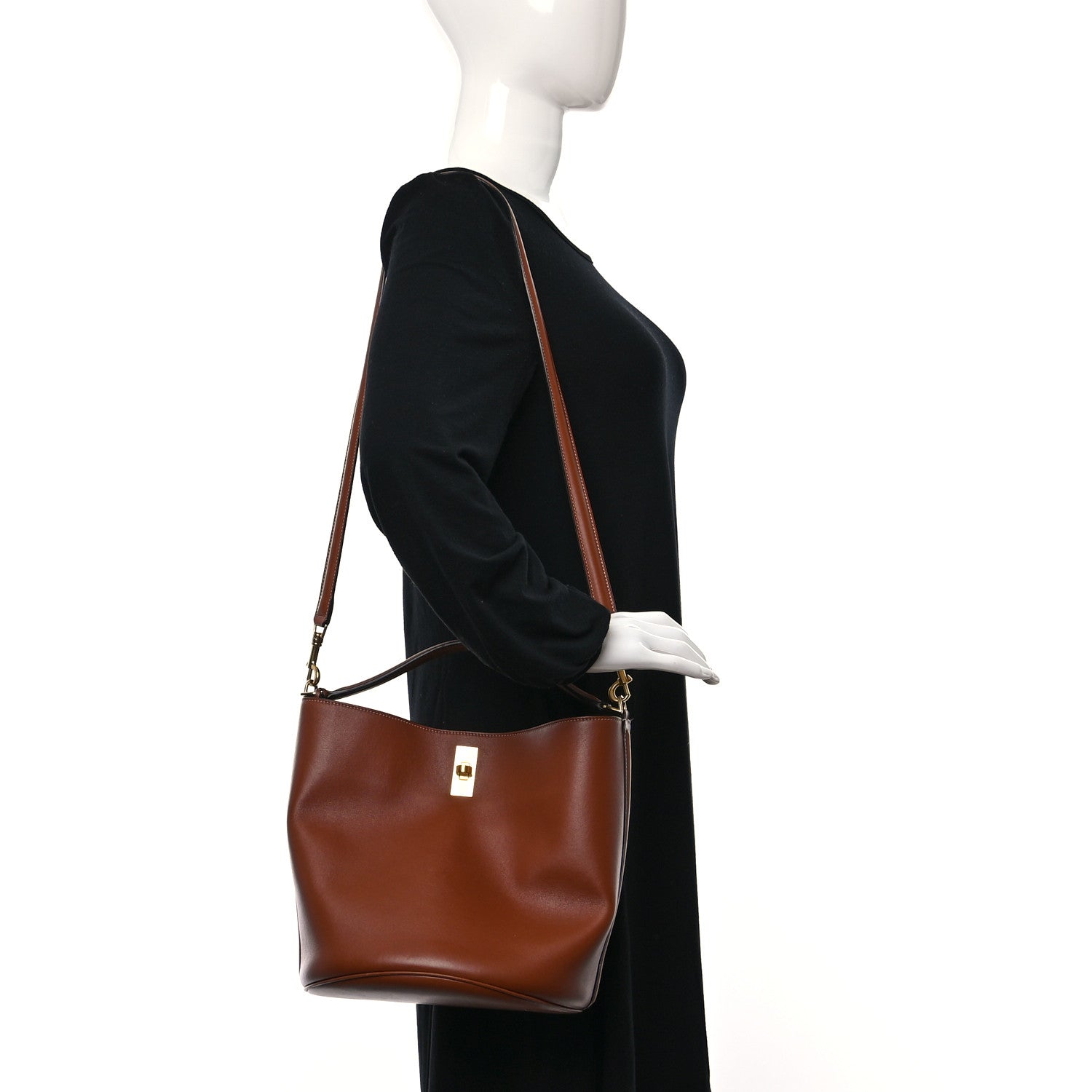 Celine Smooth Calfskin Bucket 16 Bag Tan 3 of 18