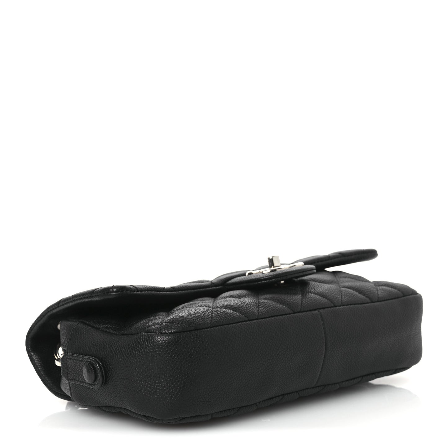 Caviar Quilted Medium Easy Flap Black