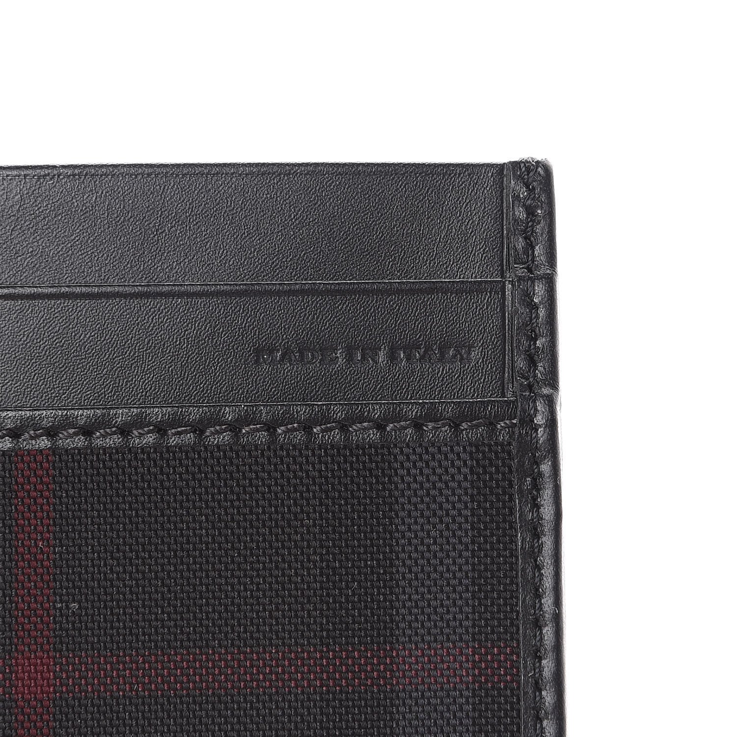 Burberry Horseferry Check Calfskin Card Case Charcoal Black 6 of 7