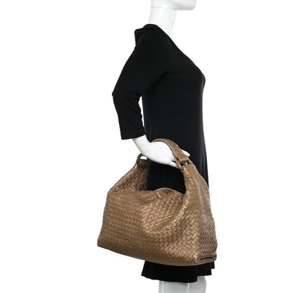 Bottega Veneta Chevre Intrecciato Sloane Hobo Ottone 3 of 11