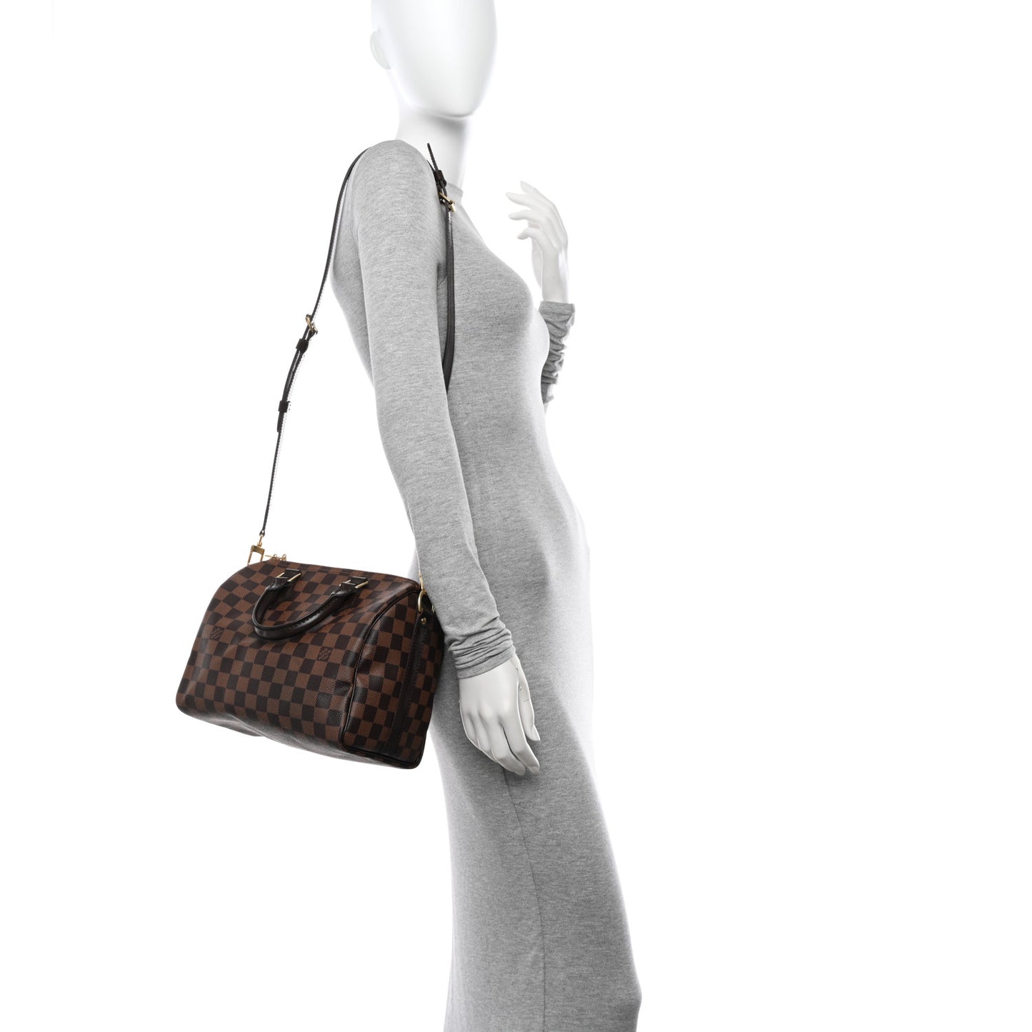 Damier Ebene Speedy Bandouliere 25
