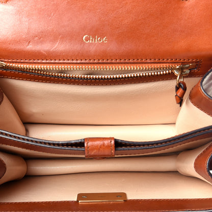 Chloe Calfskin Louise Shoulder Bag Brown 6 of 9