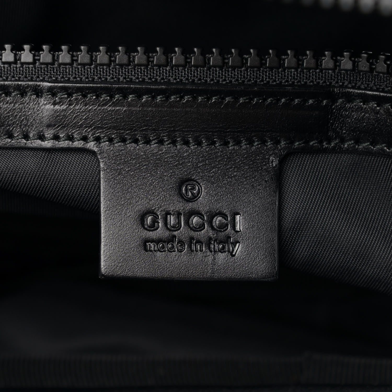 Gucci Techno Canvas Web L'Aveugle Par Amour Embroidered Belt Bag Black 6 of 13