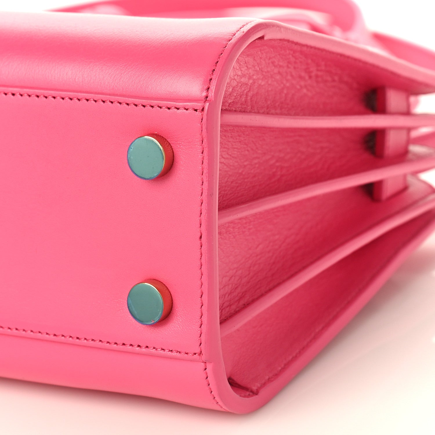 Saint Laurent Calfskin Nano Sac De Jour Lipstick Fuchsia 8 of 8