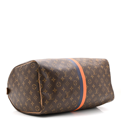 Louis Vuitton Monogram My LV Heritage Speedy 40 Orange Navy 7 of 19