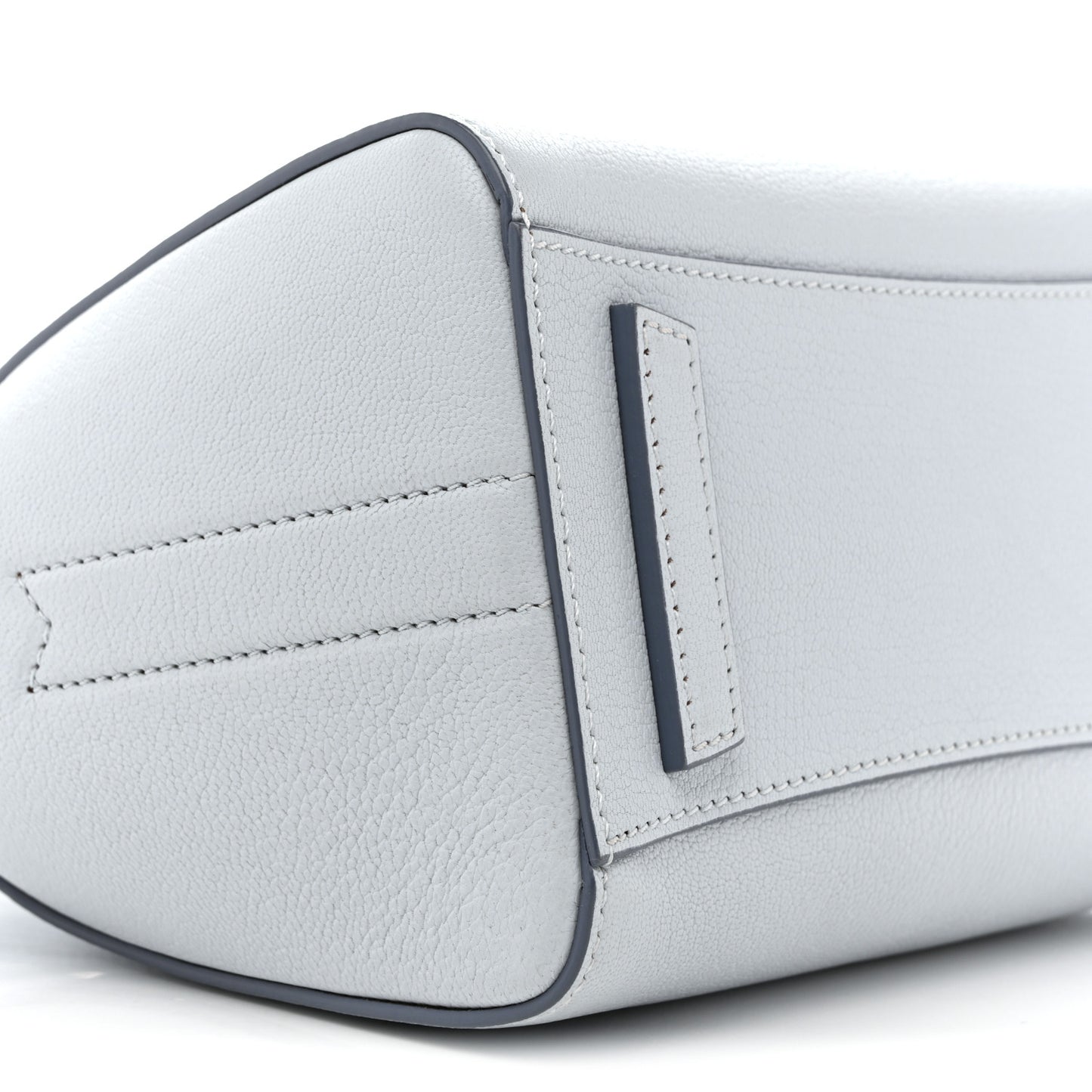 Sugar Goatskin Mini Antigona Baby Blue