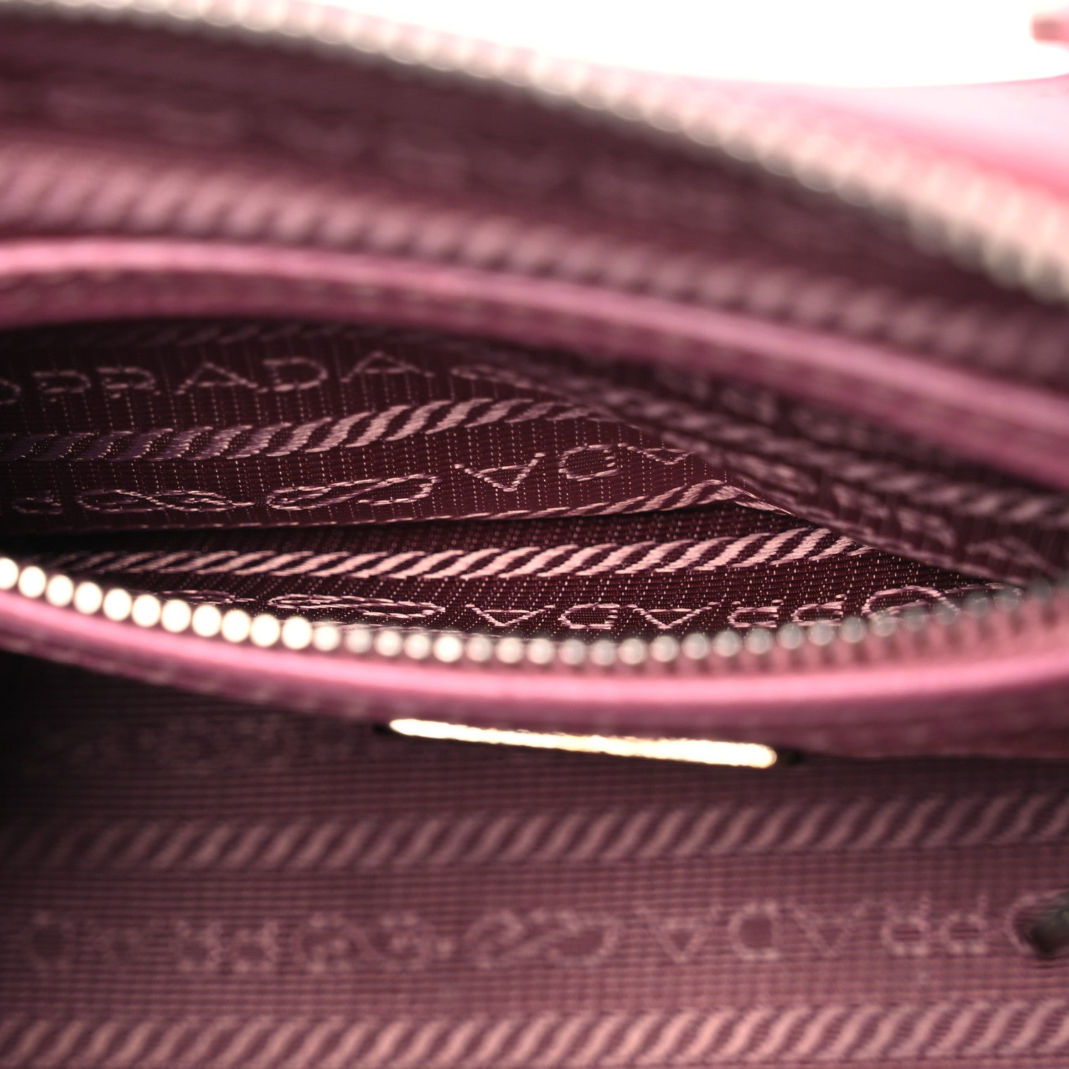 Prada Saffiano Lux Top Handle Crossbody Bag Rosa 6 of 21
