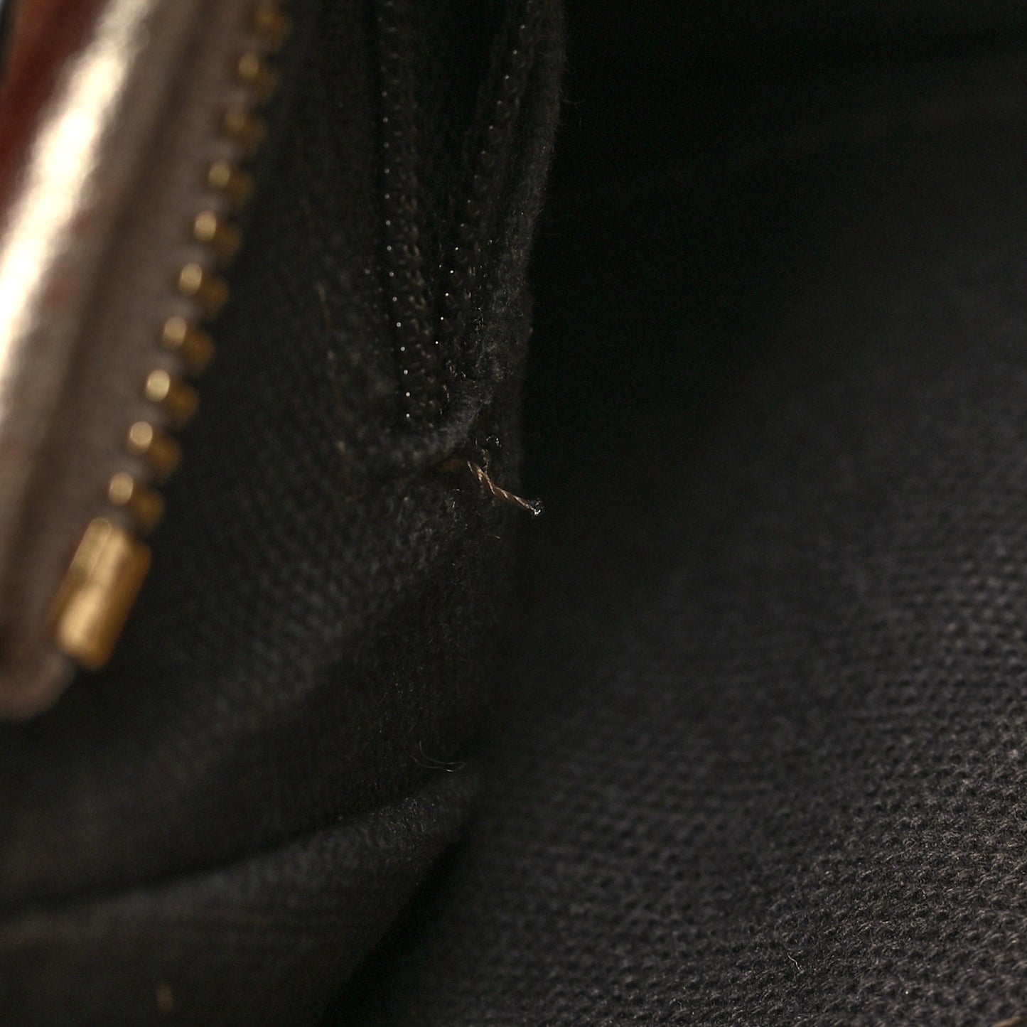 Haymarket Check Perforated Crossbody Gold