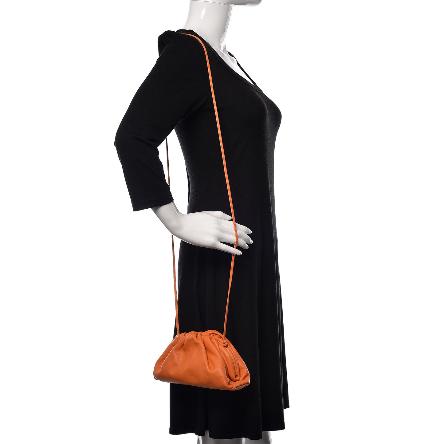Butter Calfskin The Mini Pouch Light Orange