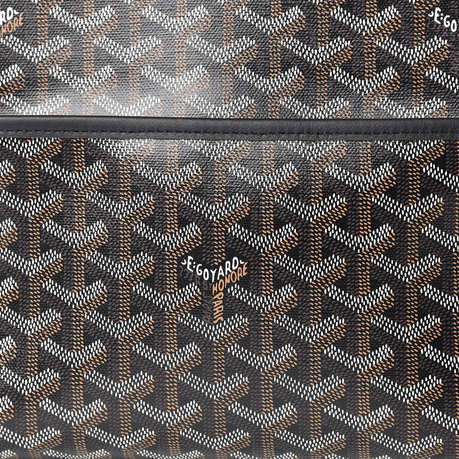 Goyard Goyardine Jouvence MM Toiletry Pouch Black 11 of 11