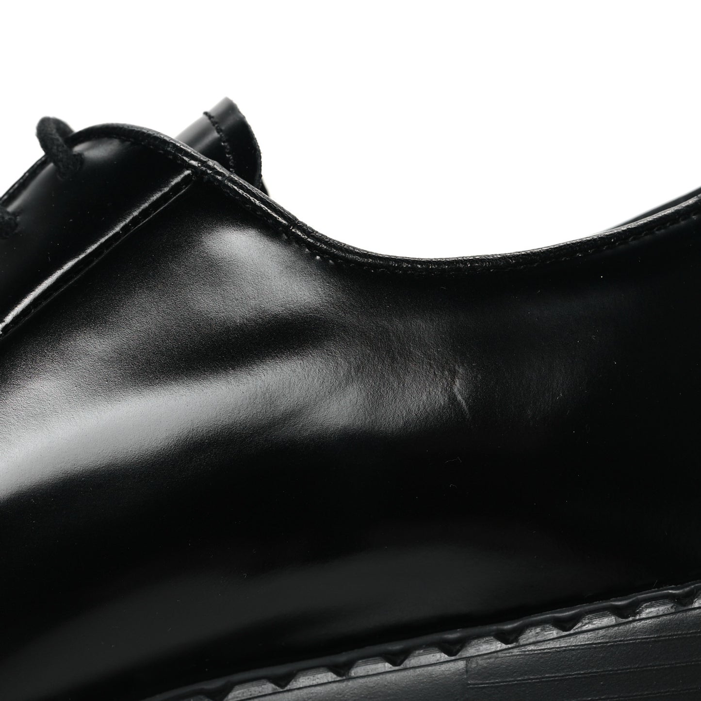 Spazzolato Lace Up 50mm Loafers 39 Black