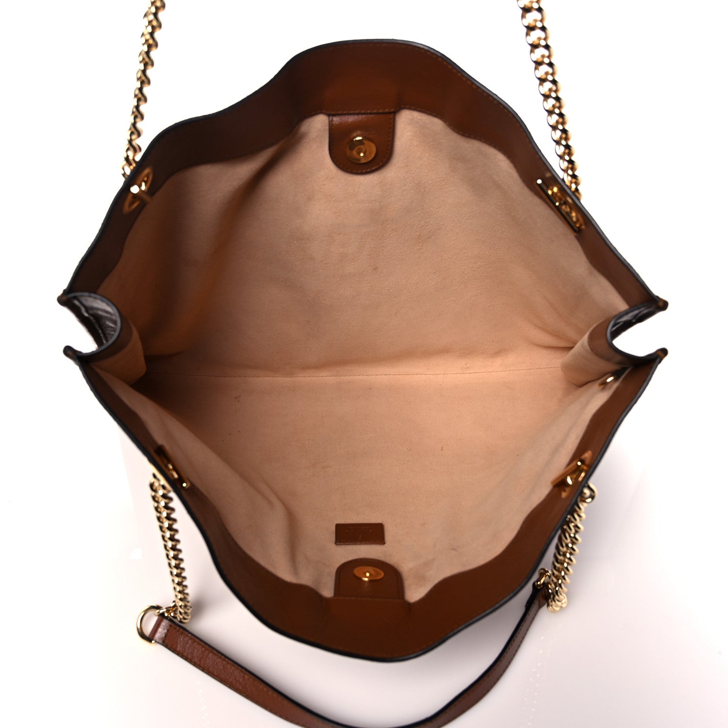 Gucci Calfskin Large Rajah Chain Tote Cuir 5 of 12