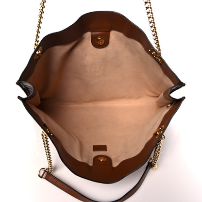 Gucci Calfskin Large Rajah Chain Tote Cuir 5 of 12