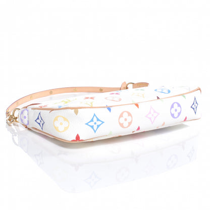 Louis Vuitton Monogram Multicolor Pochette Accessories White 4 of 8
