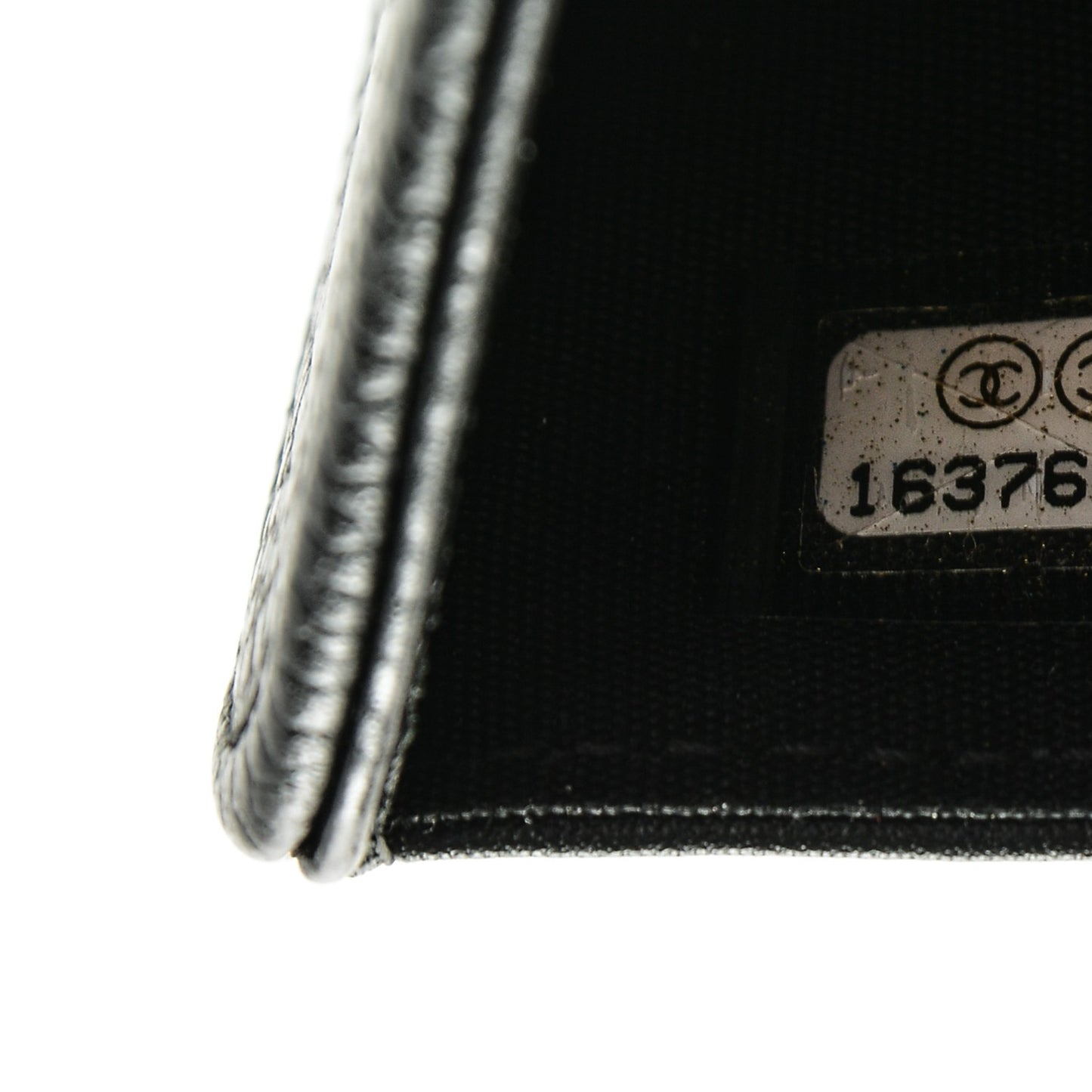 Caviar Timeless CC Zipped Pocket Wallet Black