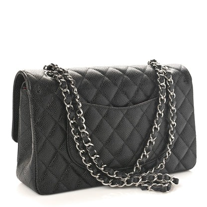 Chanel Caviar Quilted Medium Double Flap Black 2 of 9
