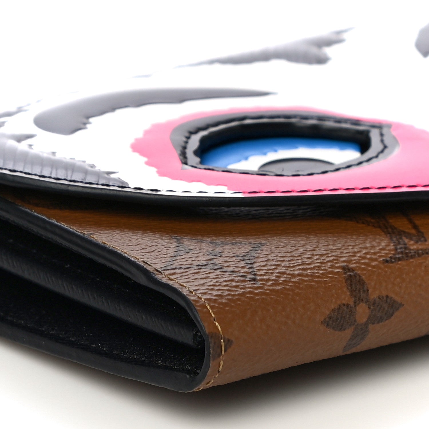 Louis Vuitton Reverse Monogram Kabuki Sarah Wallet 8 of 9