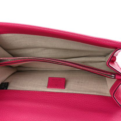 Gucci Pebbled Calfskin Embellished Guccify Small Dionysus Shoulder Bag Rosa 5 of 11