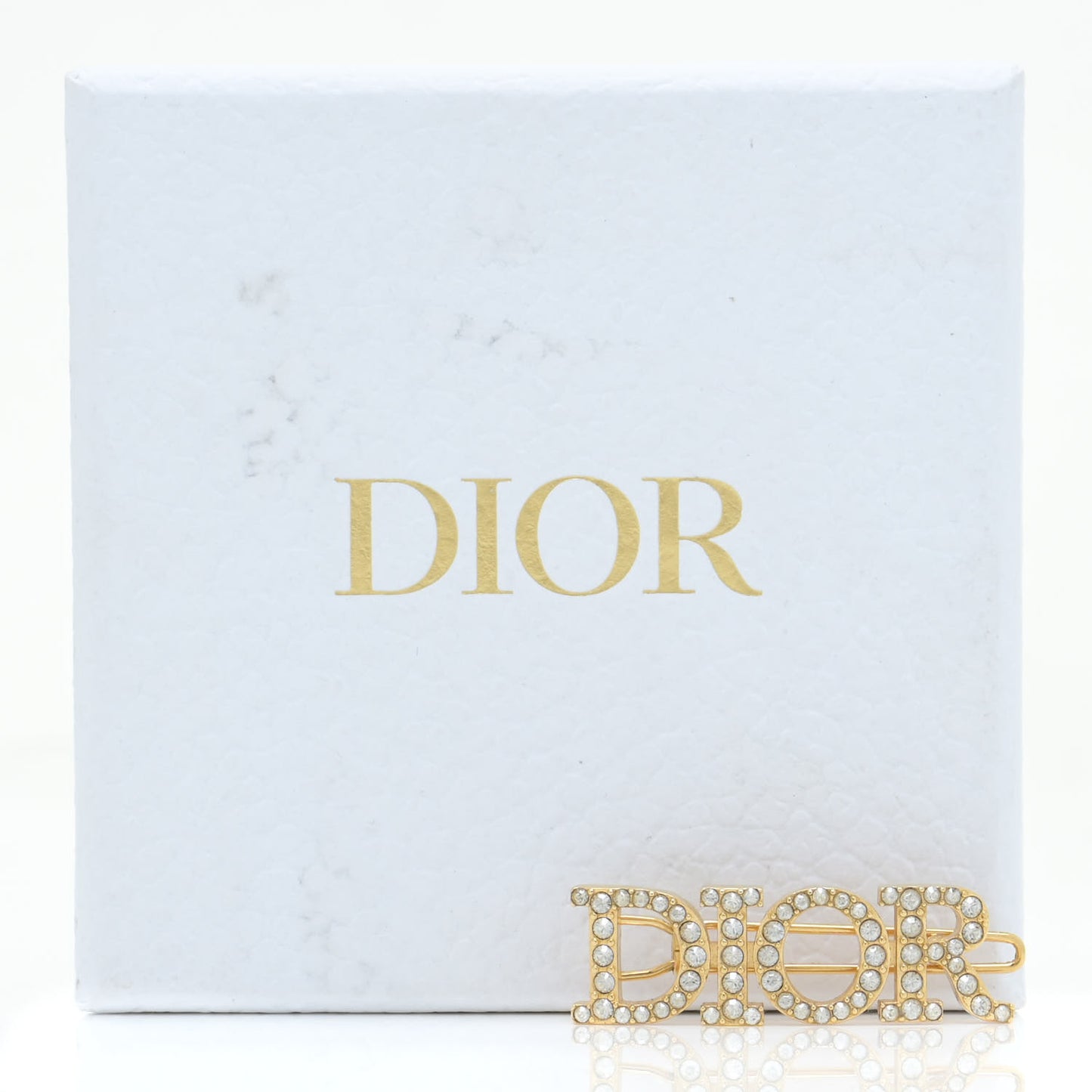 Metal Crystal Dior(r)evolution Barrette Gold