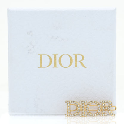Christian Dior Metal Crystal Dior(r)evolution Barrette Gold 5 of 5