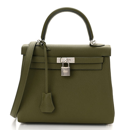 Hermes Togo Kelly Retourne 25 Vert Veronesse 1 of 12