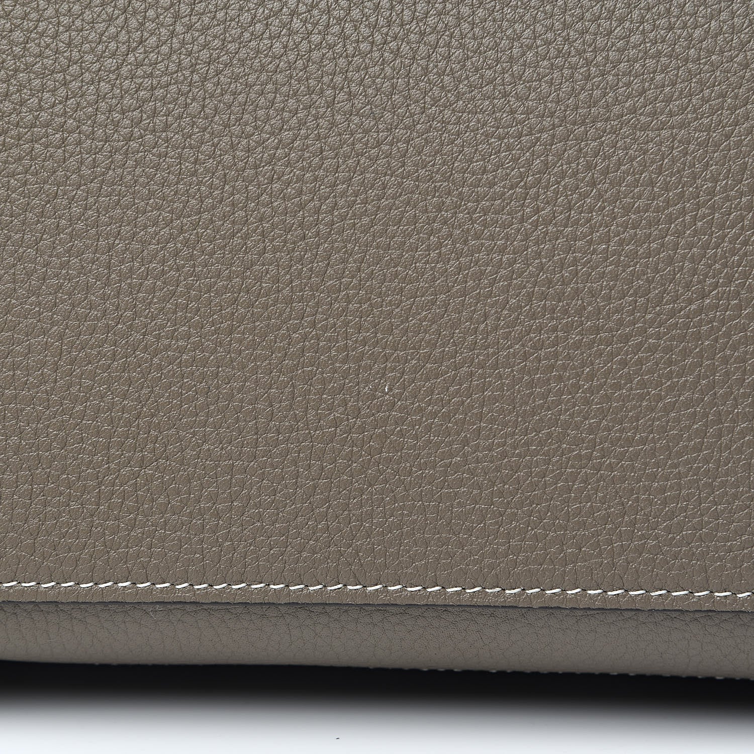 Celine Drummed Calfskin Micro Luggage Souris 12 of 14