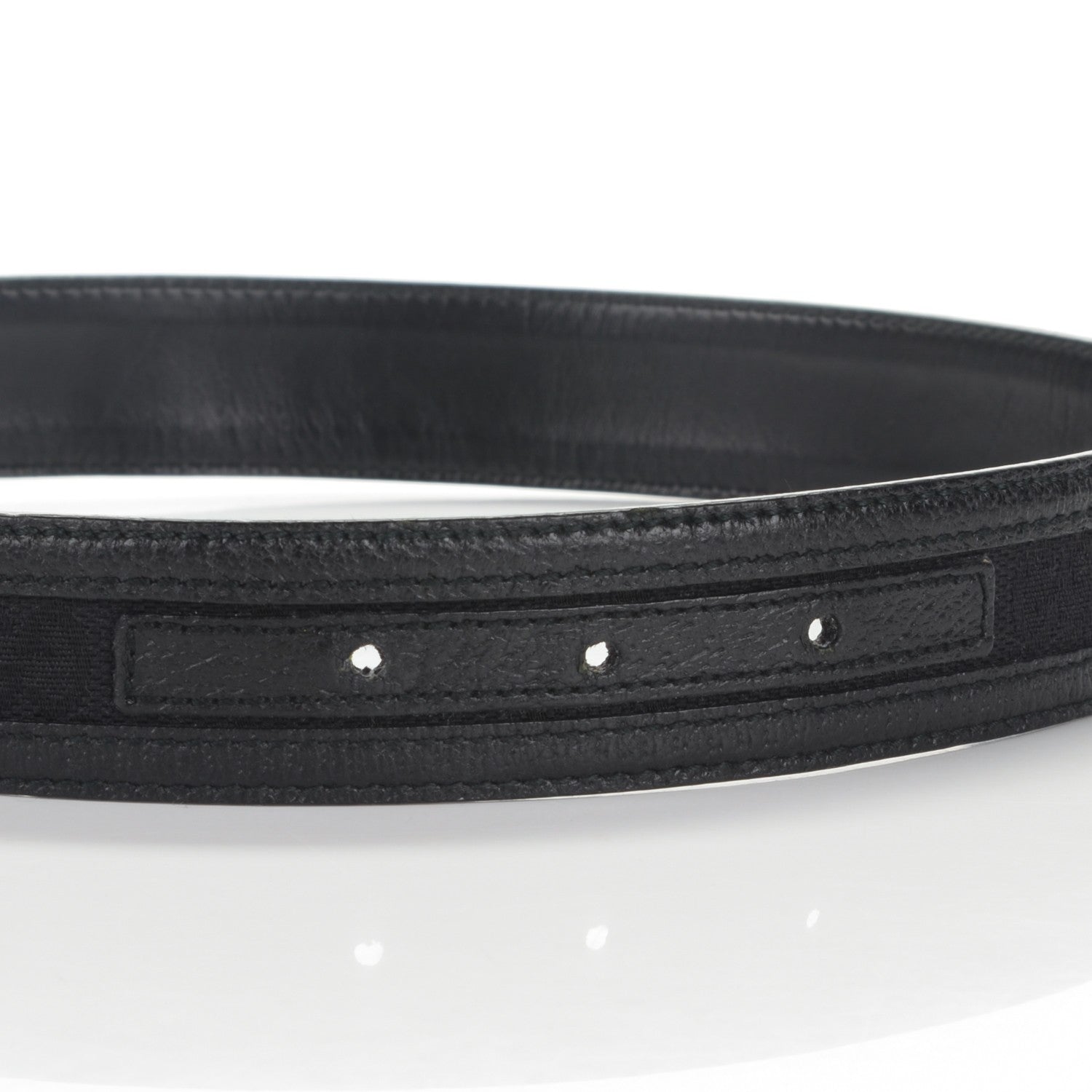 Gucci Monogram Interlocking G Belt 80 32 Black 6 of 6