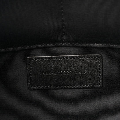 Saint Laurent Calfskin Matelasse Chevron Monogram Document Holder Amaranto 6 of 9