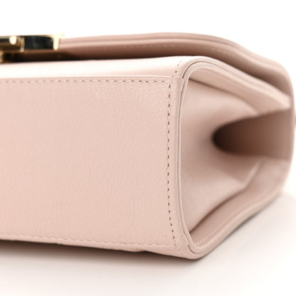 Chanel Grained Calfskin Quilted Small Label Click Flap Bag Pink 10 of 12