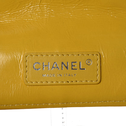 Chanel Crumpled Calfskin PVC Quilted Backpack Yellow 7 of 10