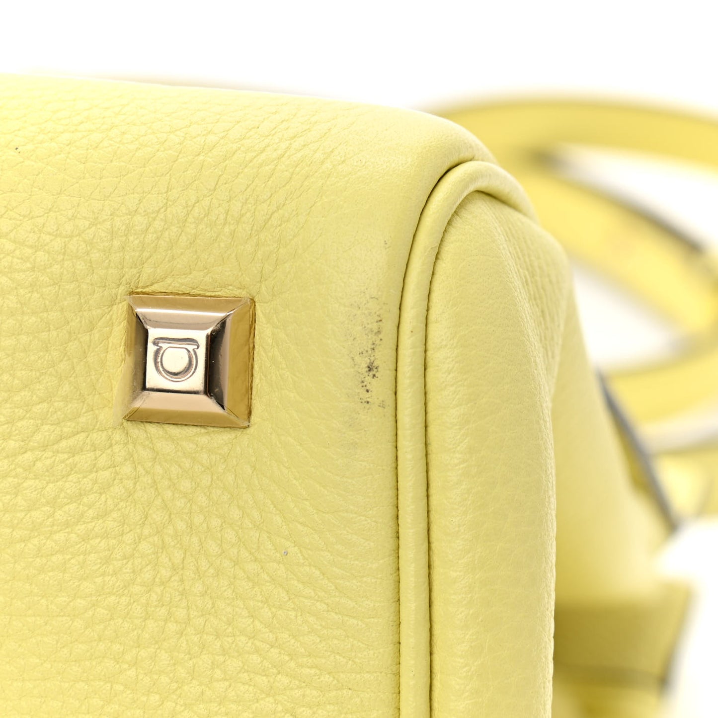 Calfskin The Studio Bag Yellow