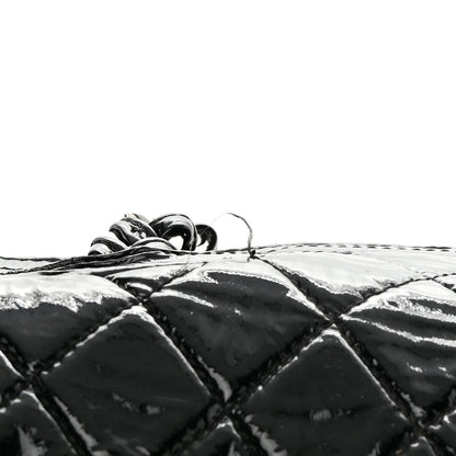 Chanel Patent Quilted Day Glo Flap Bag Black 18 of 22
