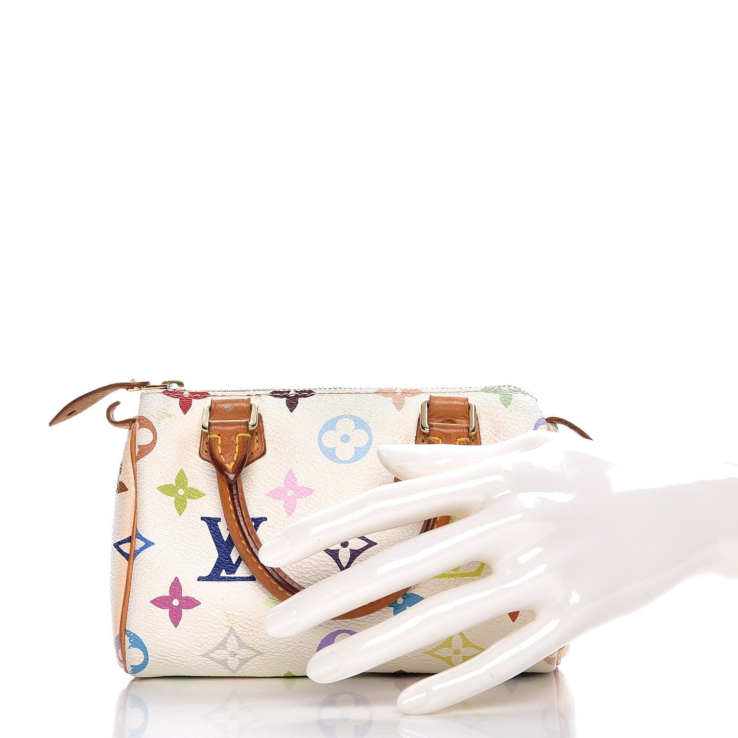 Monogram Multicolor Mini Sac HL Speedy White