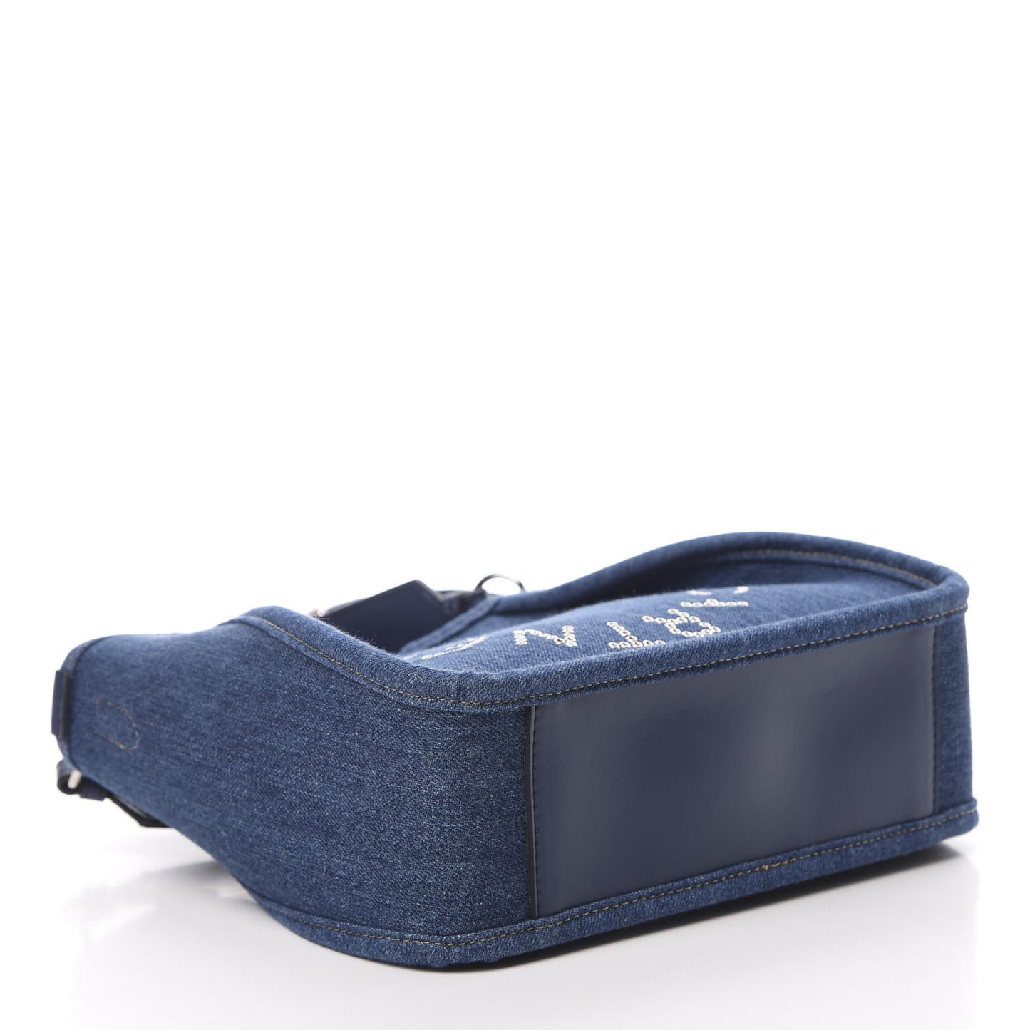Eco Alter Denim Perforated Logo Mini Crossbody Orion Blue