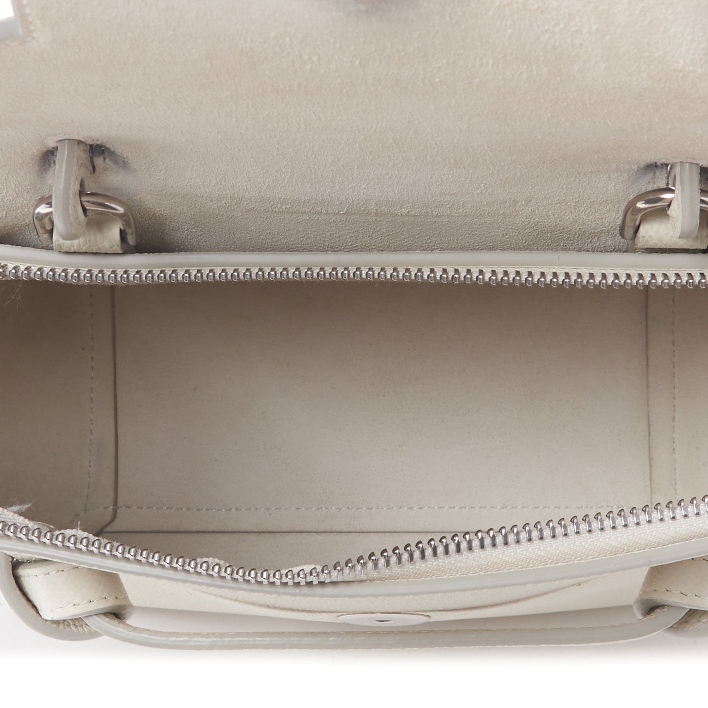 Celine Grained Calfskin Nano Belt Bag Linen 7 of 9