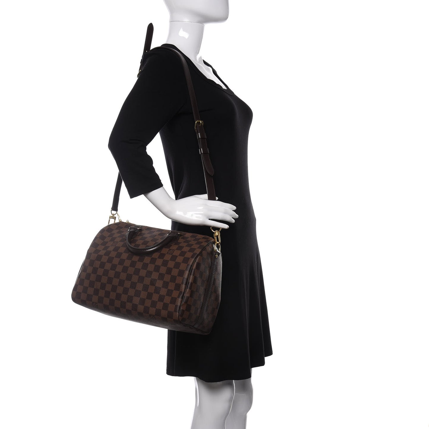 Damier Ebene Speedy Bandouliere 30