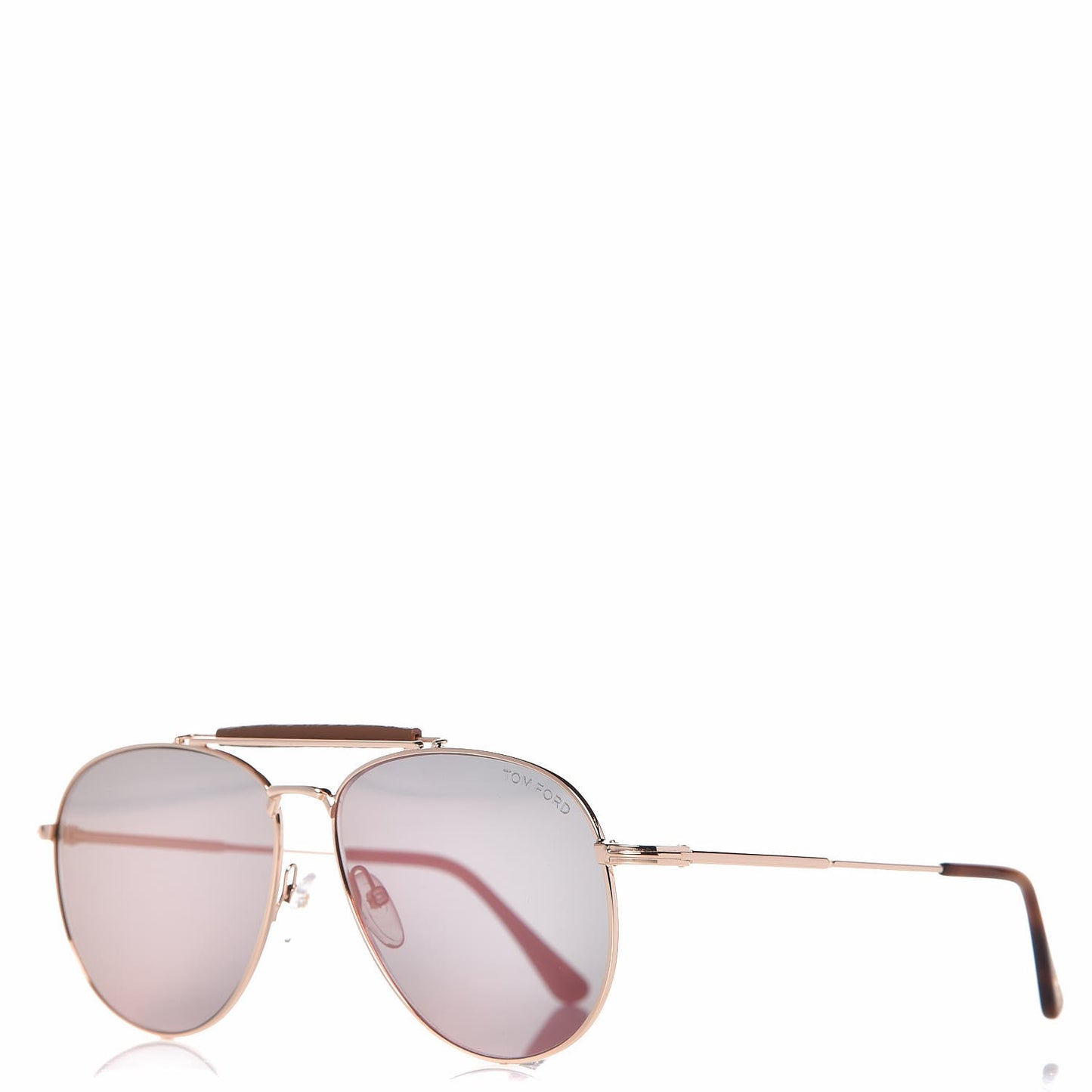 Sean Aviator Sunglasses TF536 Rose Gold Havana