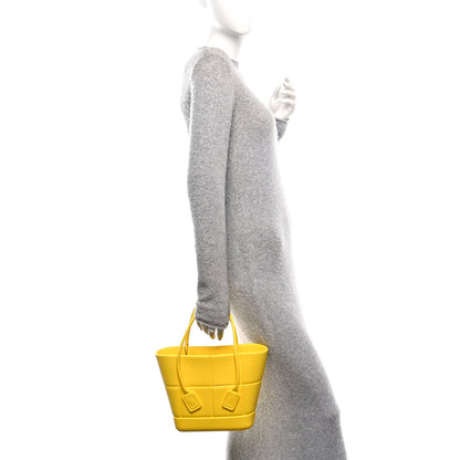 Bottega Veneta Rubber Maxi Intrecciato Mini Arco Buttercup 2 of 9
