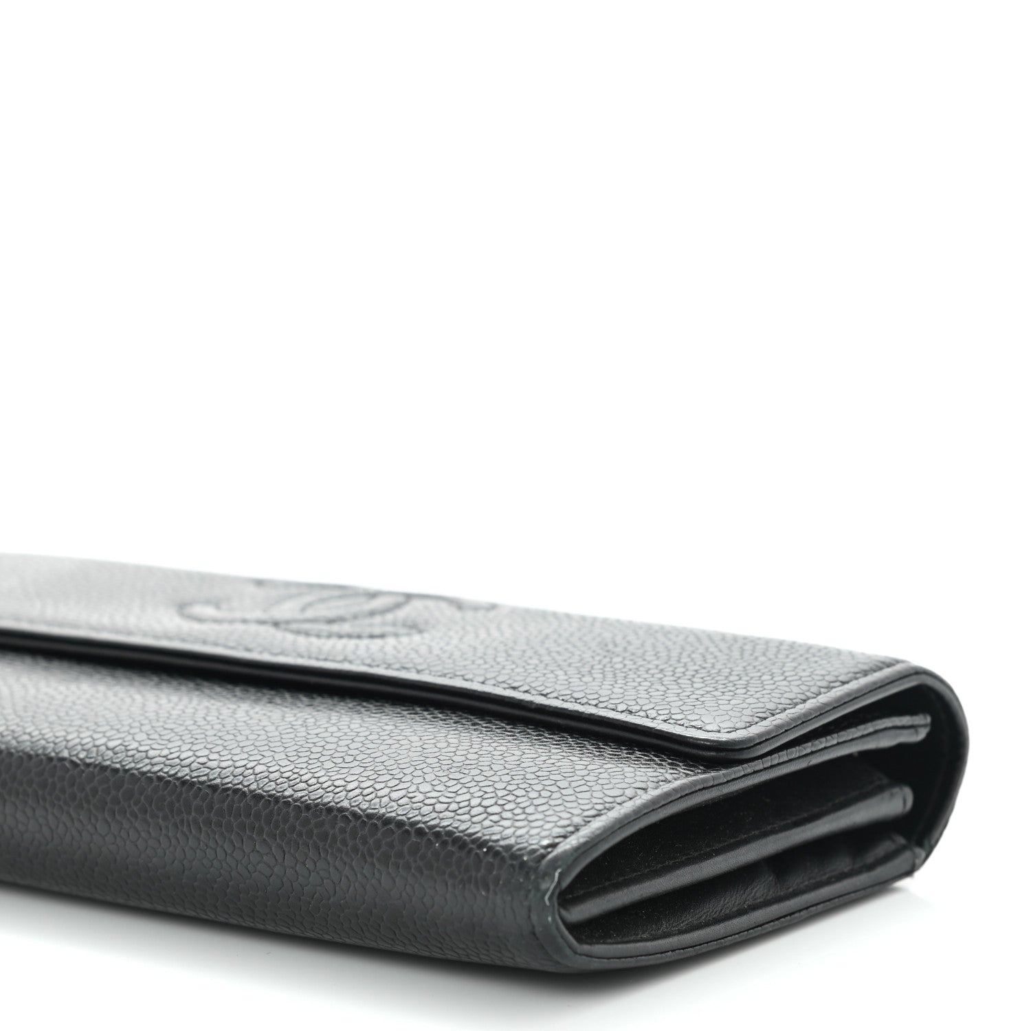 Chanel Caviar Timeless CC Large Gusset Flap Wallet Black 11 of 11