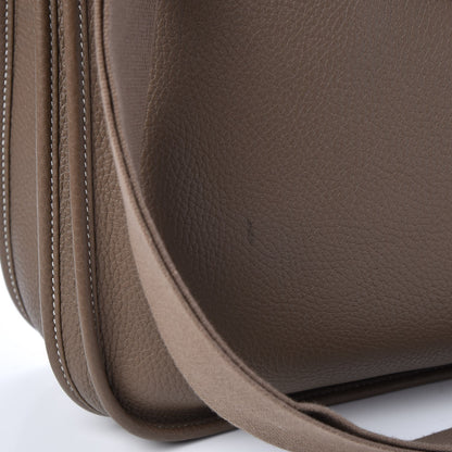 Hermes Taurillon Clemence Evelyne III GM Etoupe 8 of 8