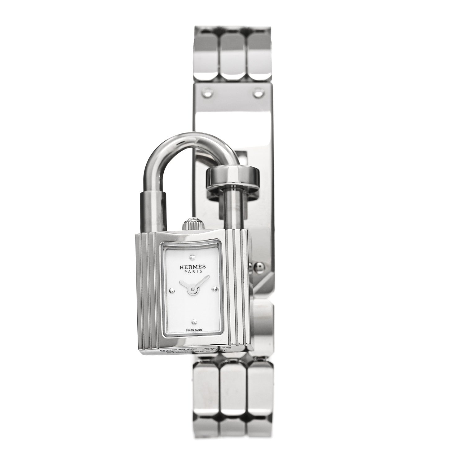 Hermes Stainless Steel 16mm Kelly Quartz Watch 1 of 5