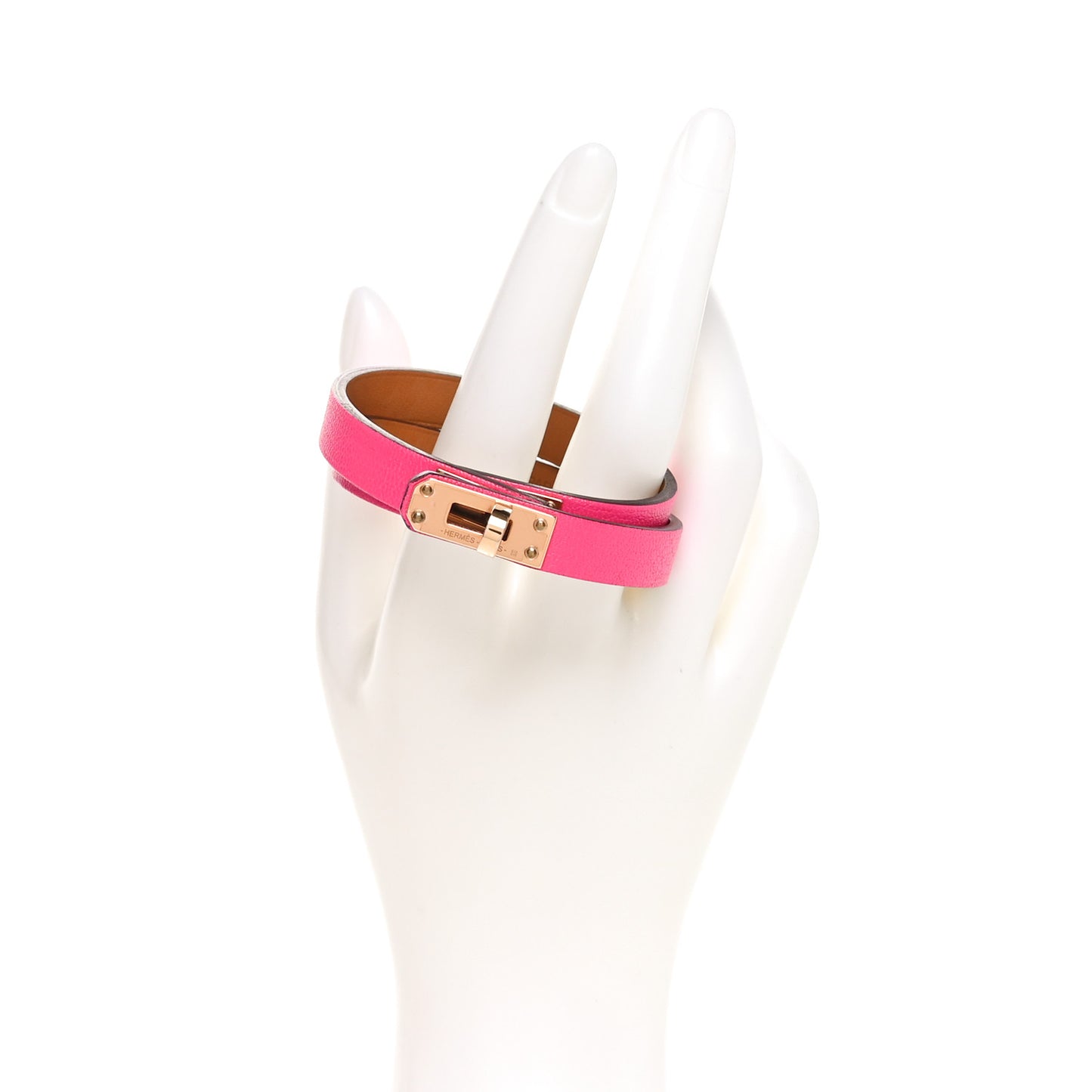 Chevre Chamkila Kelly Double Tour Bracelet T2 Rose Pop