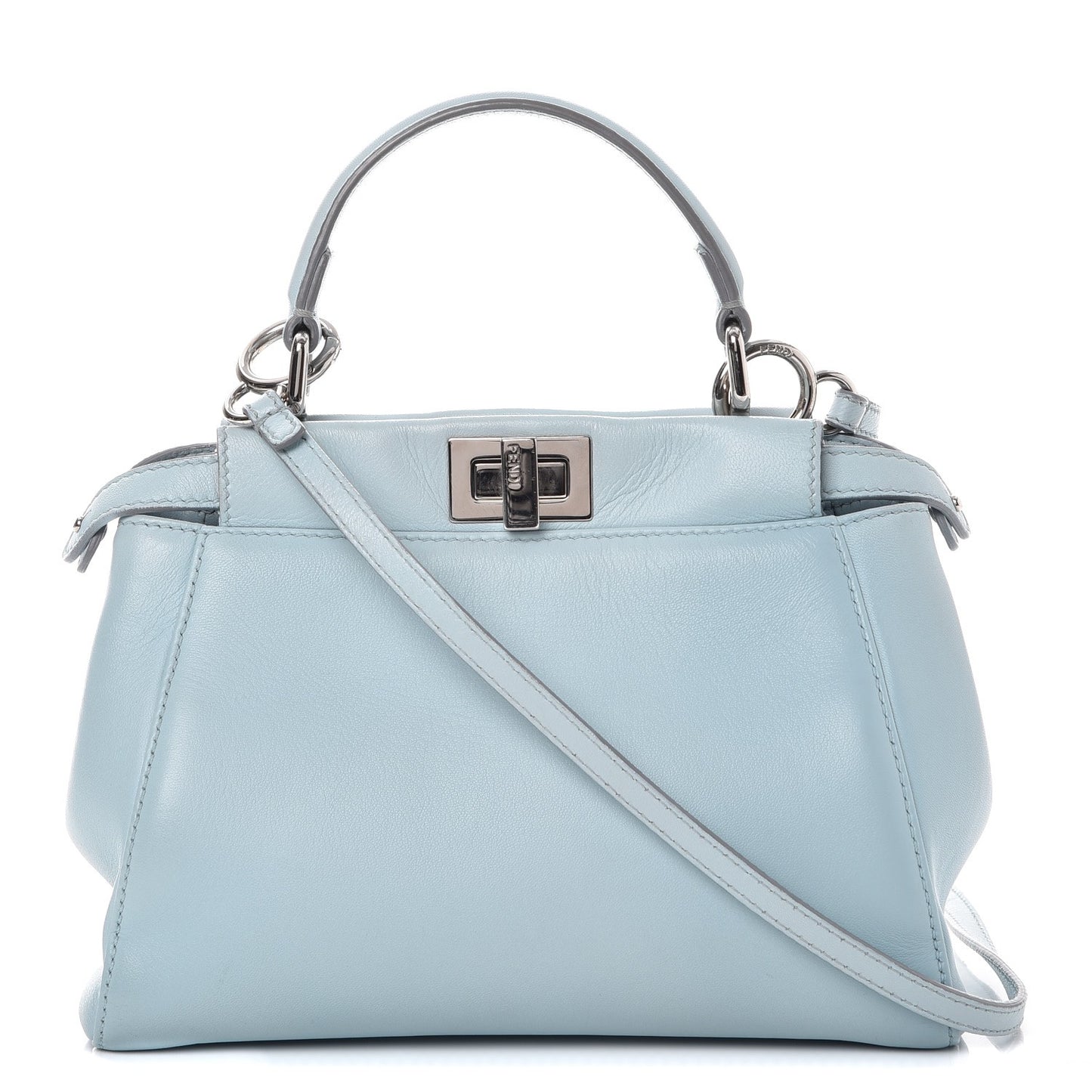 Nappa Mini Peekaboo Iconic Satchel Light Blue