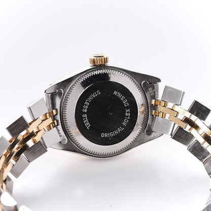 Rolex Stainless Steel 18K Yellow Gold 26mm Oyster Perpetual Datejust Watch Champagne 69173 5 of 7
