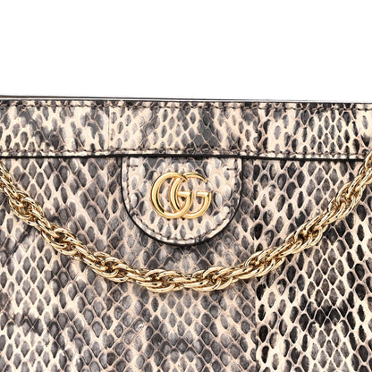 Gucci Snakeskin GG Small Ophidia Chain Shoulder Bag Roccia 7 of 10